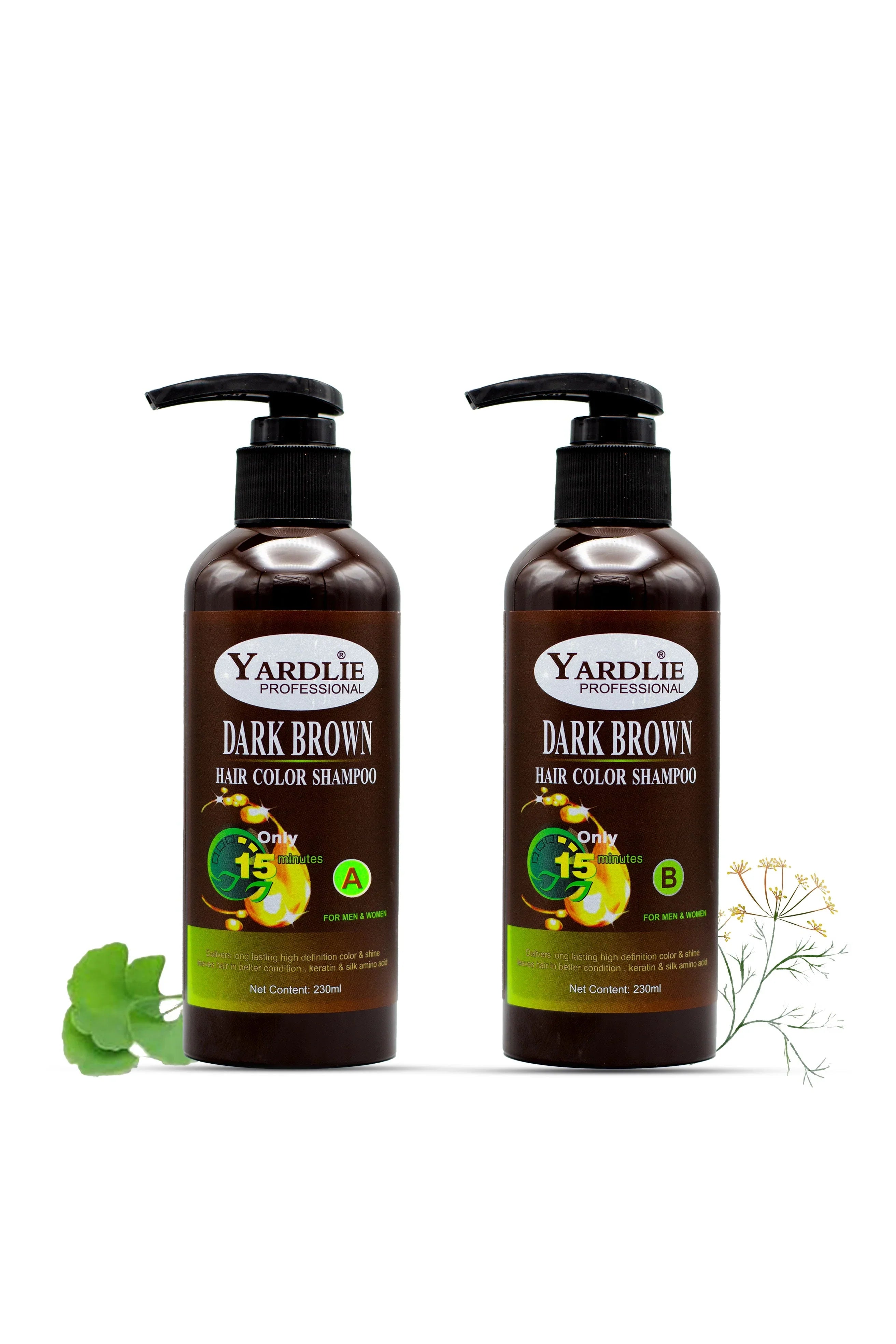 Yardlie 2-in-1 Hair Color Shampoo 460ml