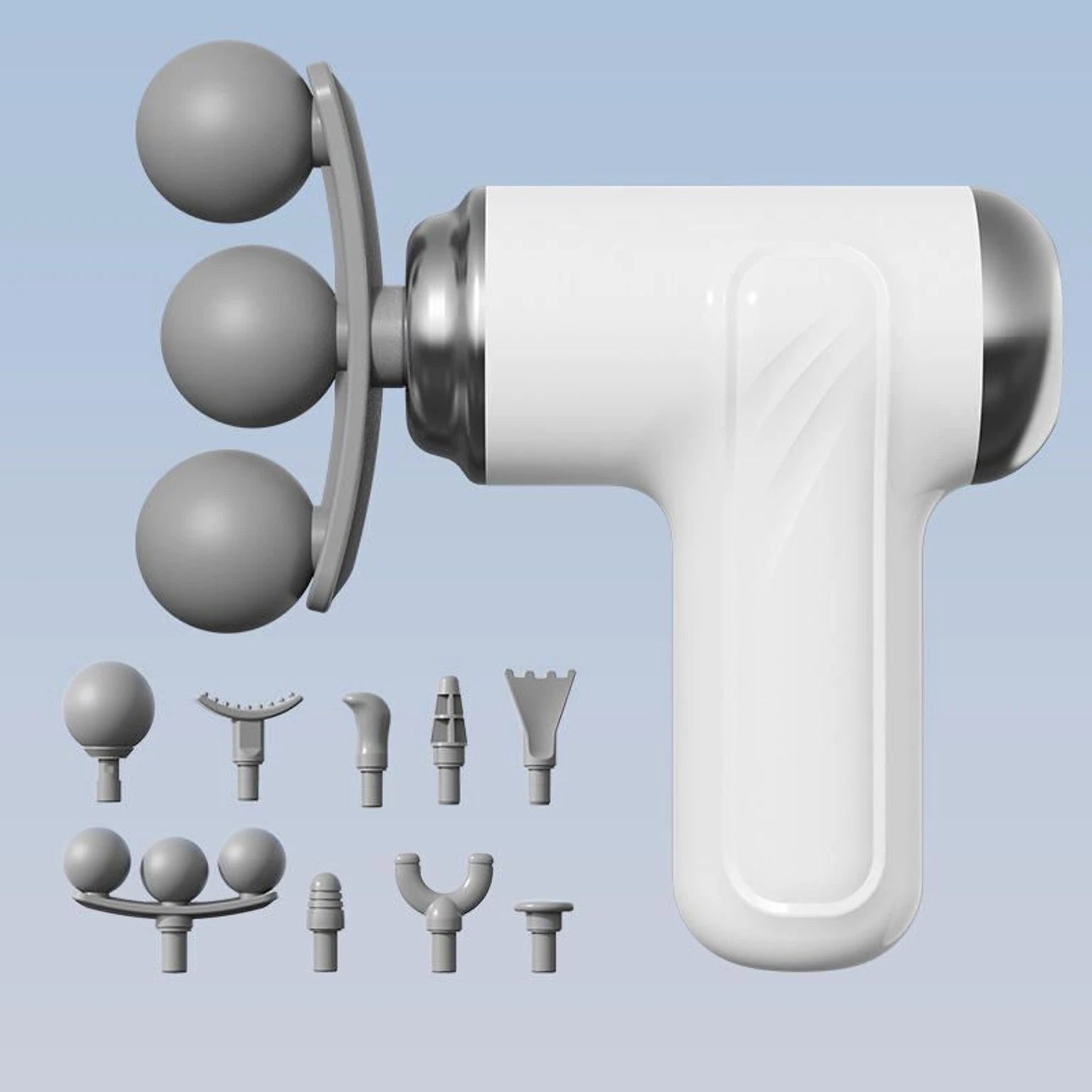 9-Head Electric Massage Gun – Deep Tissue Full Body Massager