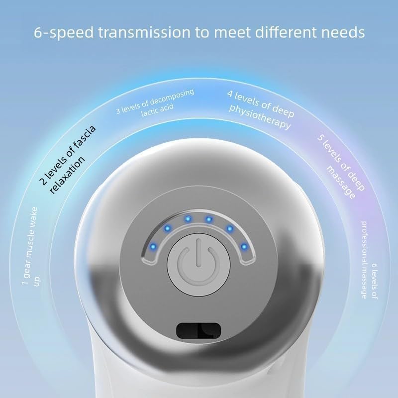 9-Head Electric Massage Gun – Deep Tissue Full Body Massager