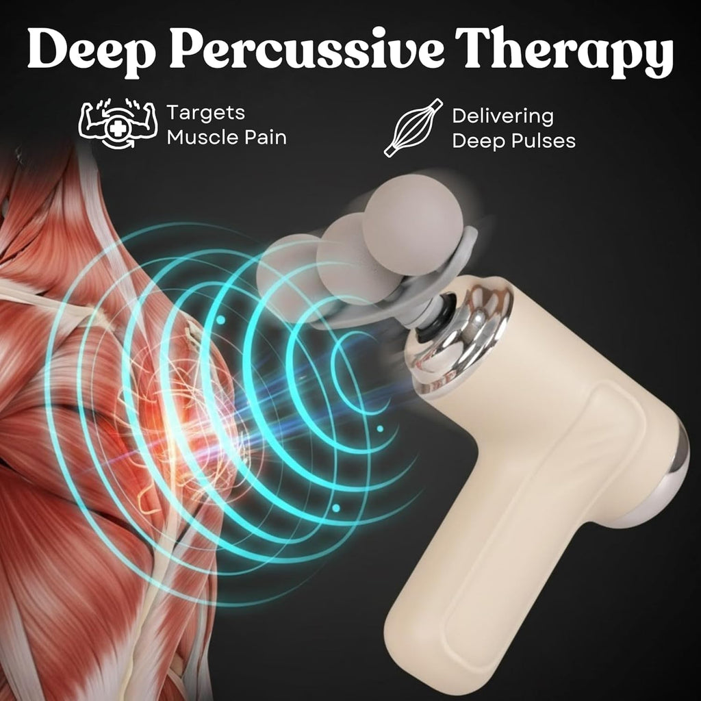 9-Head Electric Massage Gun – Deep Tissue Full Body Massager