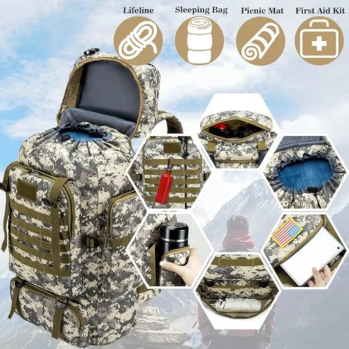 Military Style Waterproof Army Backpack