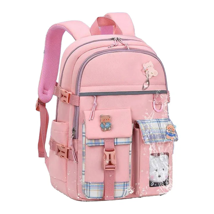 Cute Women Multi-Pocket School Backpack