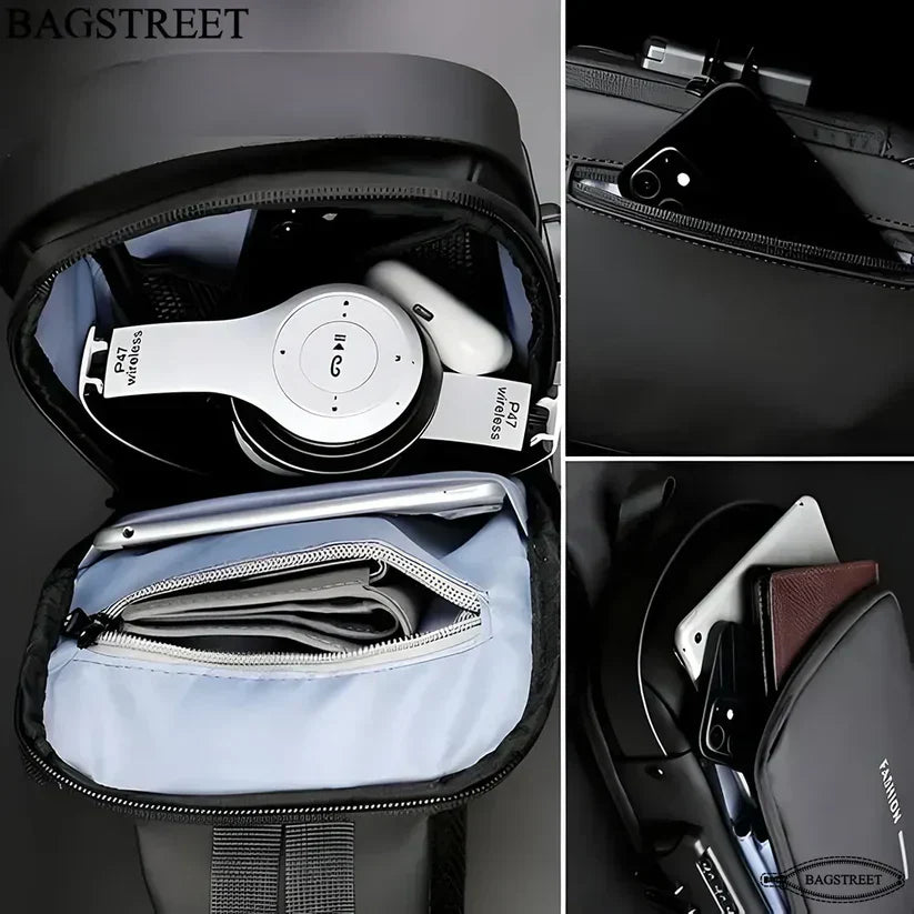 Crossbody Travel Bag with USB Charging