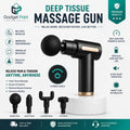 Rechargeable Deep Tissue Massage Gun – 6 Speeds & 4 Heads