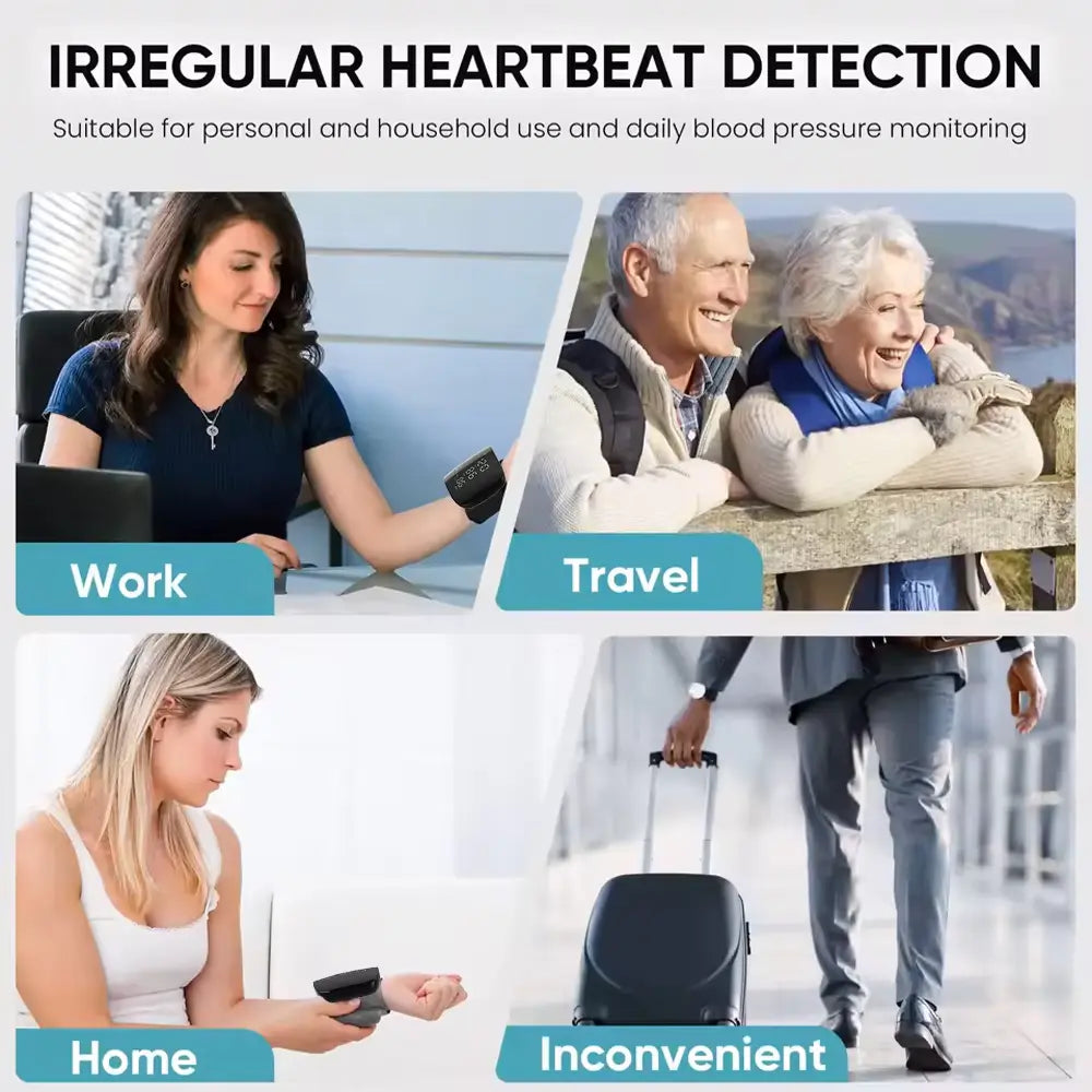 Digital Wrist Blood Pressure BP Monitor