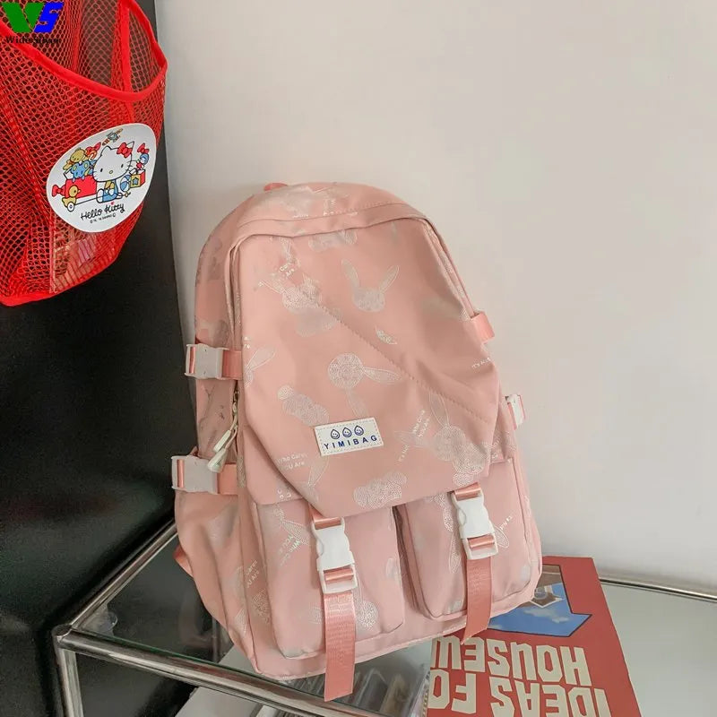 Girl Luxury Laptop Backpack Travel Bag