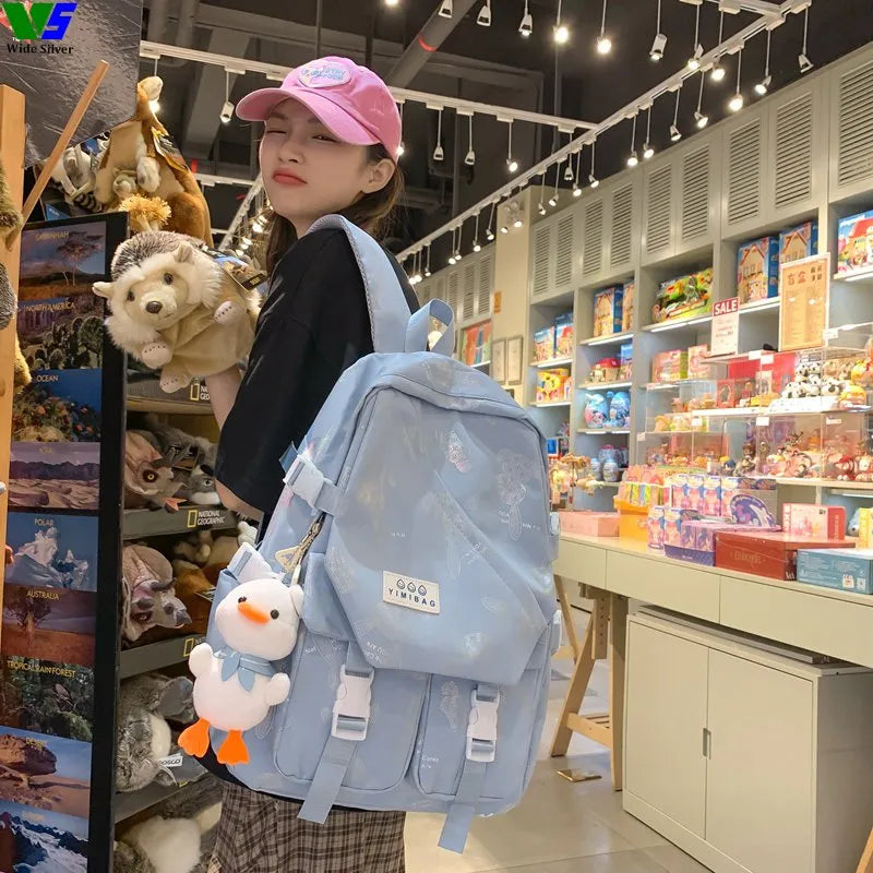 Girl Luxury Laptop Backpack Travel Bag