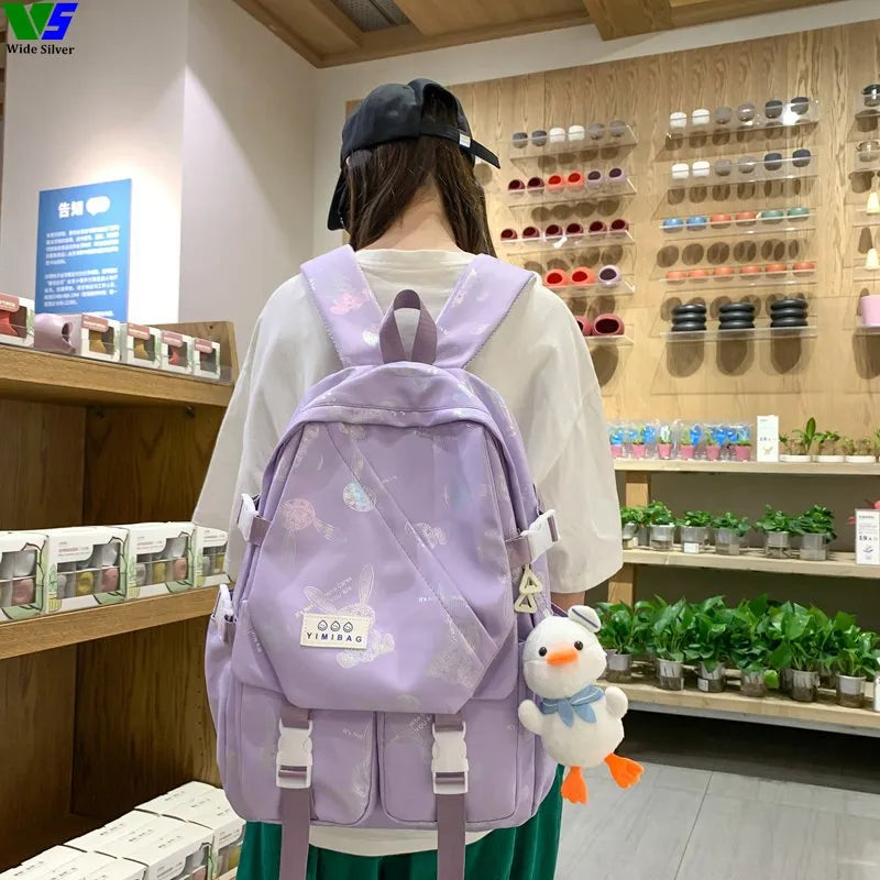 Girl Luxury Laptop Backpack Travel Bag