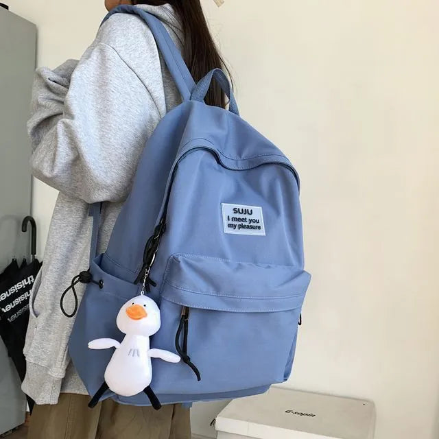 Korean Style Waterproof School Backpack