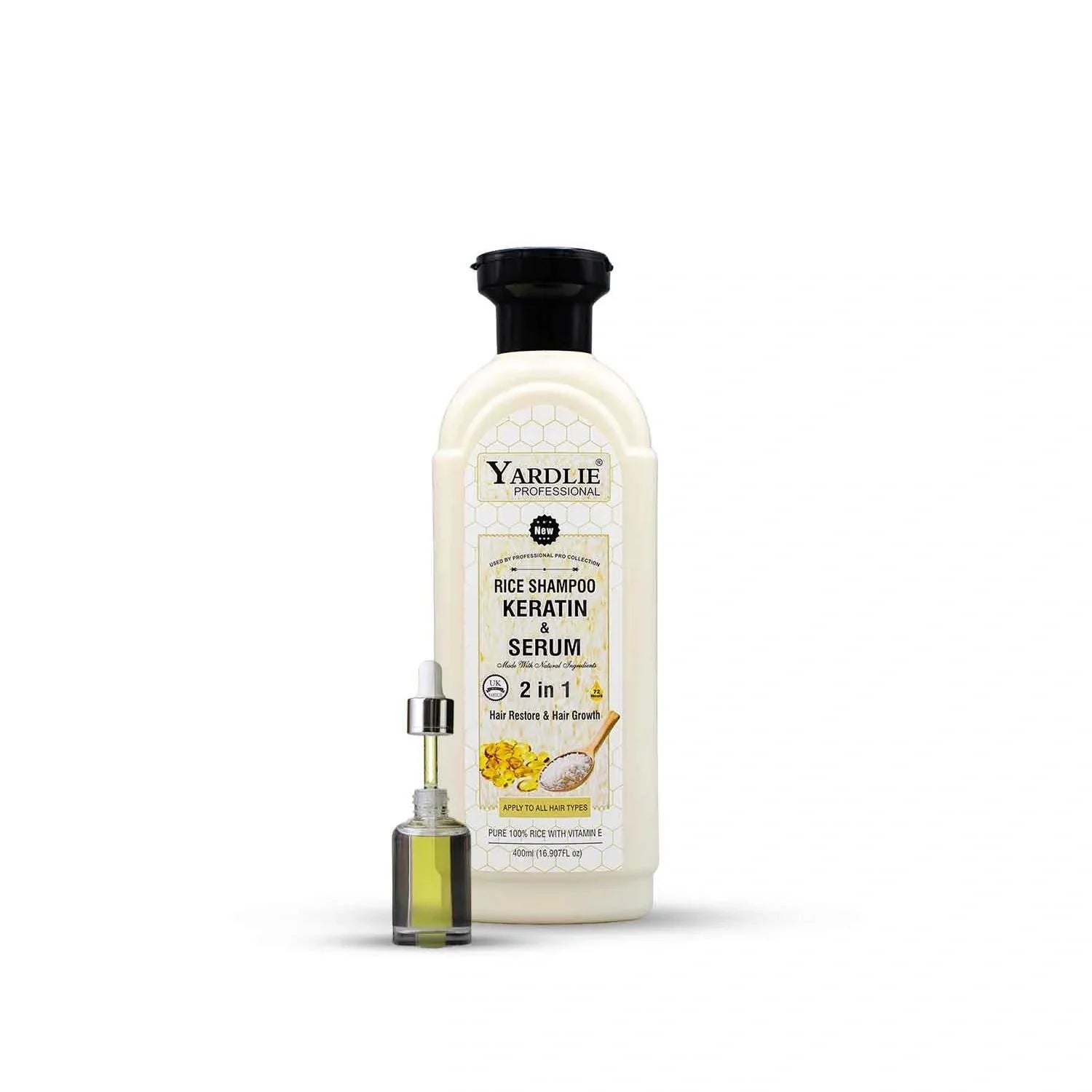 Yardlie 2-in-1 Keratin Rice Shampoo