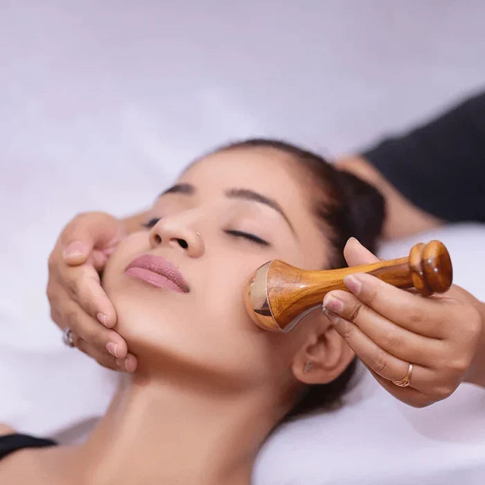 Kansa Wand Face & Body Massager | Bronze Copper-Tin Wellness Tool