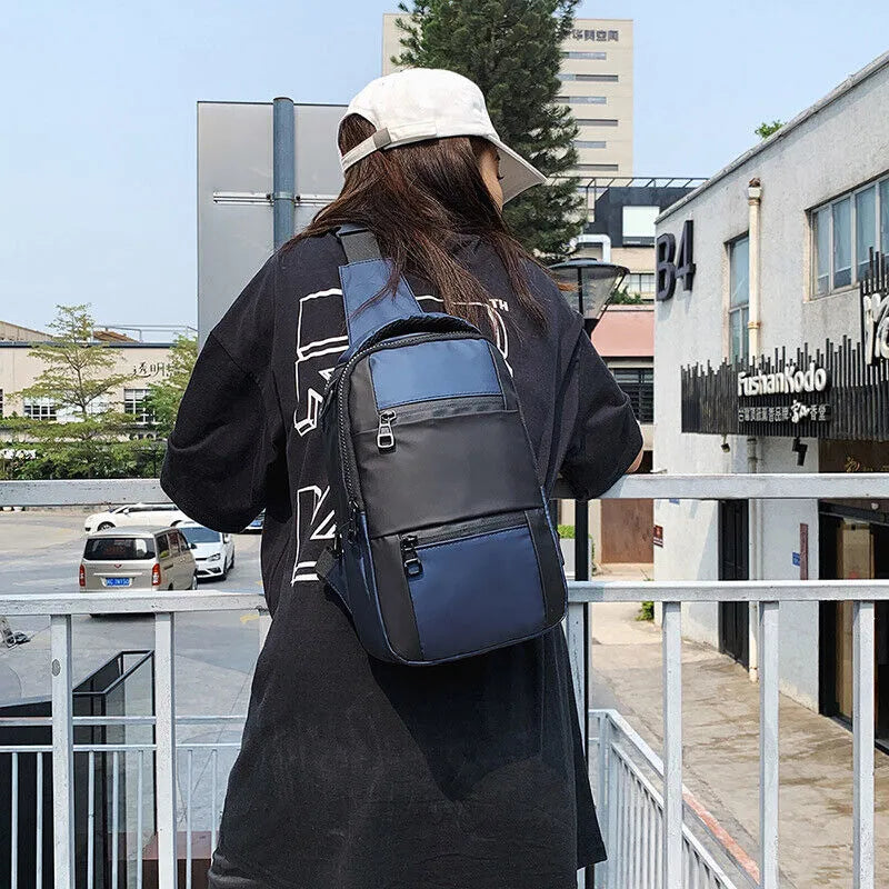 Men Women Crossbody Sling Chest Backpack