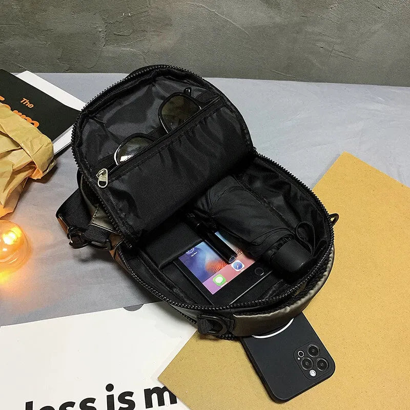 Men Women Crossbody Sling Chest Backpack